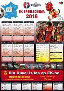 EK Speelschema model 1