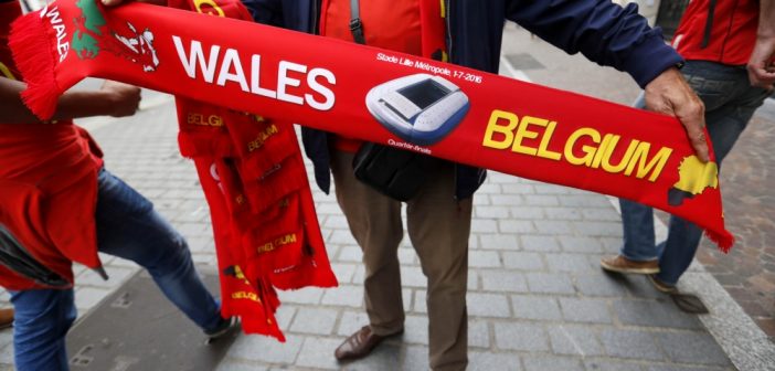 opstelling Belgie Wales